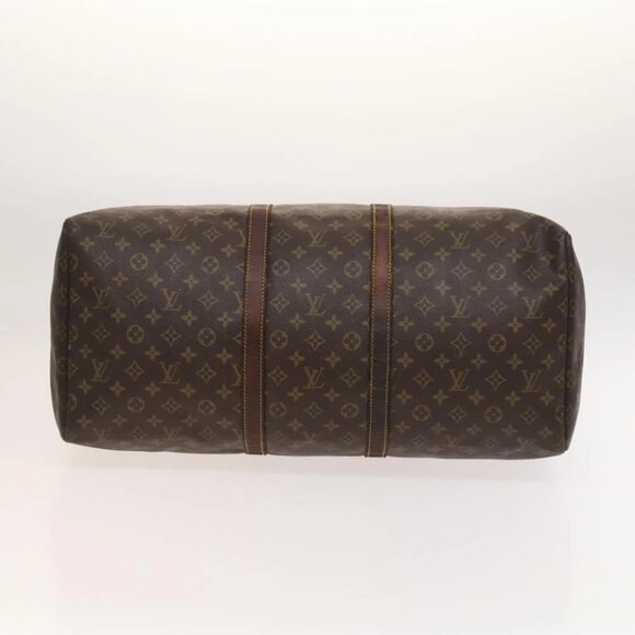 LOUIS VUITTON Monogram Keepall 55 Boston Bag LV Auth - Picture 6 of 16